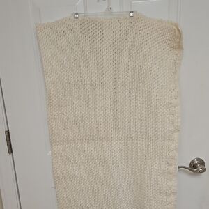 Cozy Cream Hand Crochet Blanket